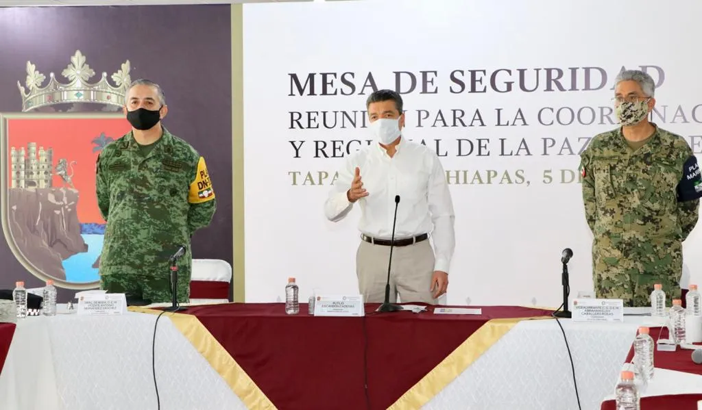 En Tapachula, realizan Mesa de Seguridad