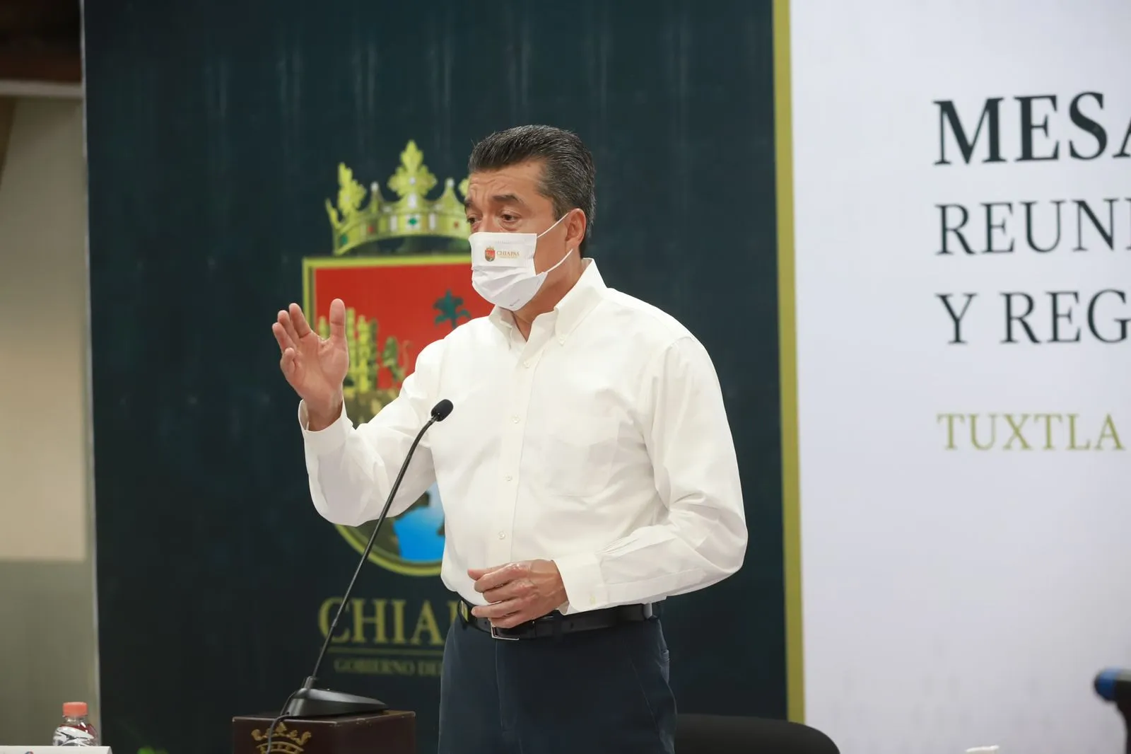 Exhorta Rutilio Escandón a continuar con las medidas preventivas por la presencia de lluvias