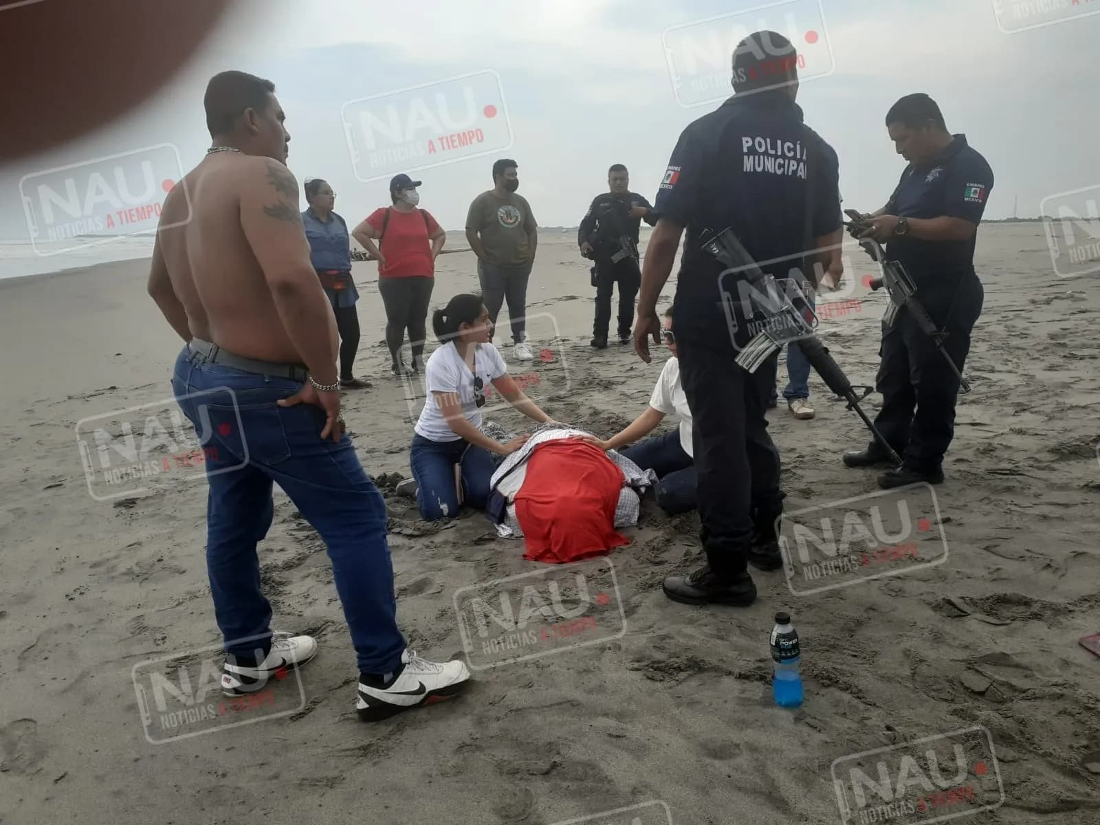 Cuerpo de maestro del Colegio MH apareció a la orilla de Playa Linda