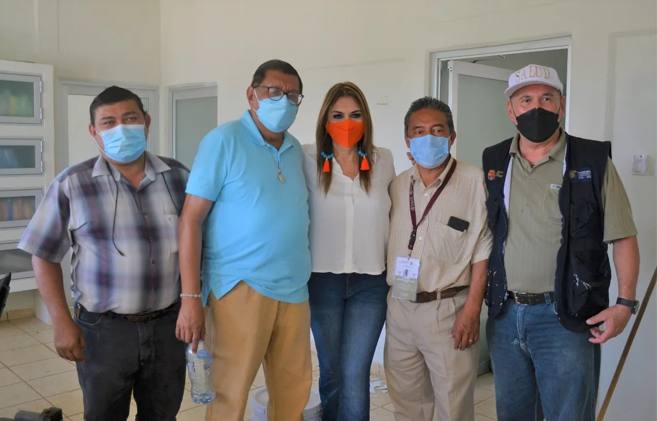 VERIFICAN REHABILITACIÓN INTEGRAL DE LA CLÍNICA DE SALUD EN EL EJIDO EL EDÉN
