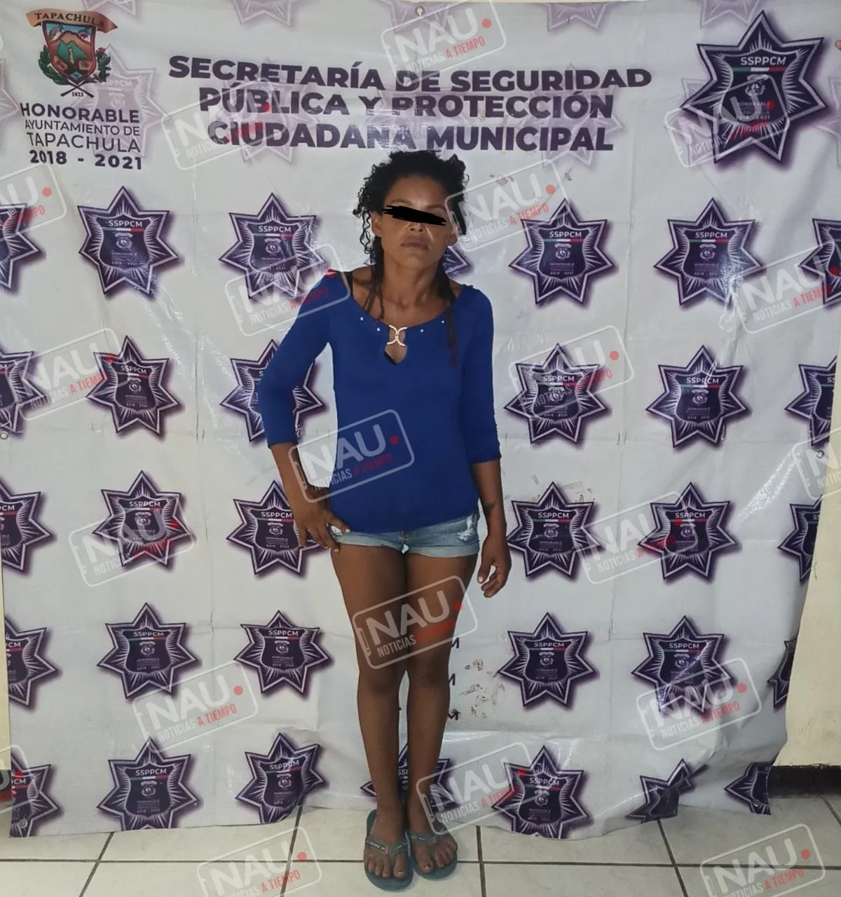 Detienen a hondureña al robarse más de mil pesos en una casa