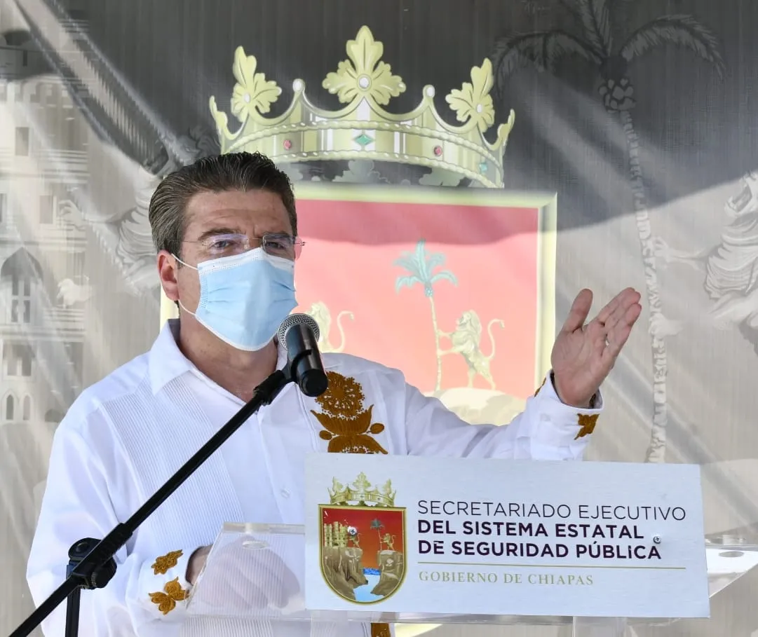Atestigua Ismael Brito fortalecimiento de seguridad en Huixtla
