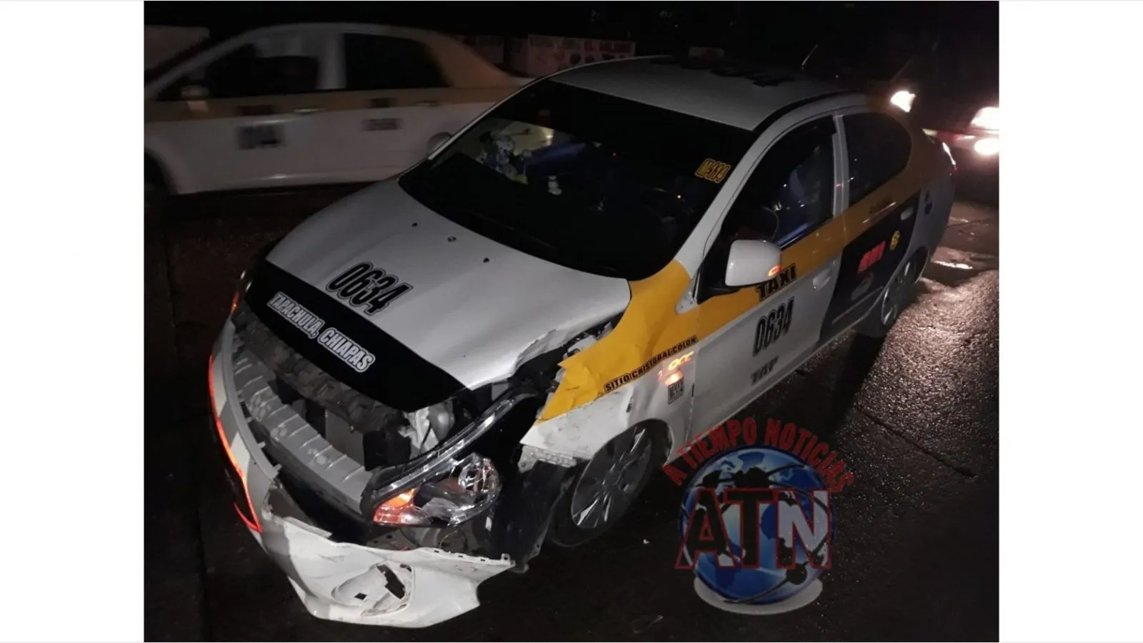Accidente en el bulevar Príncipe Akishino deja solo daños