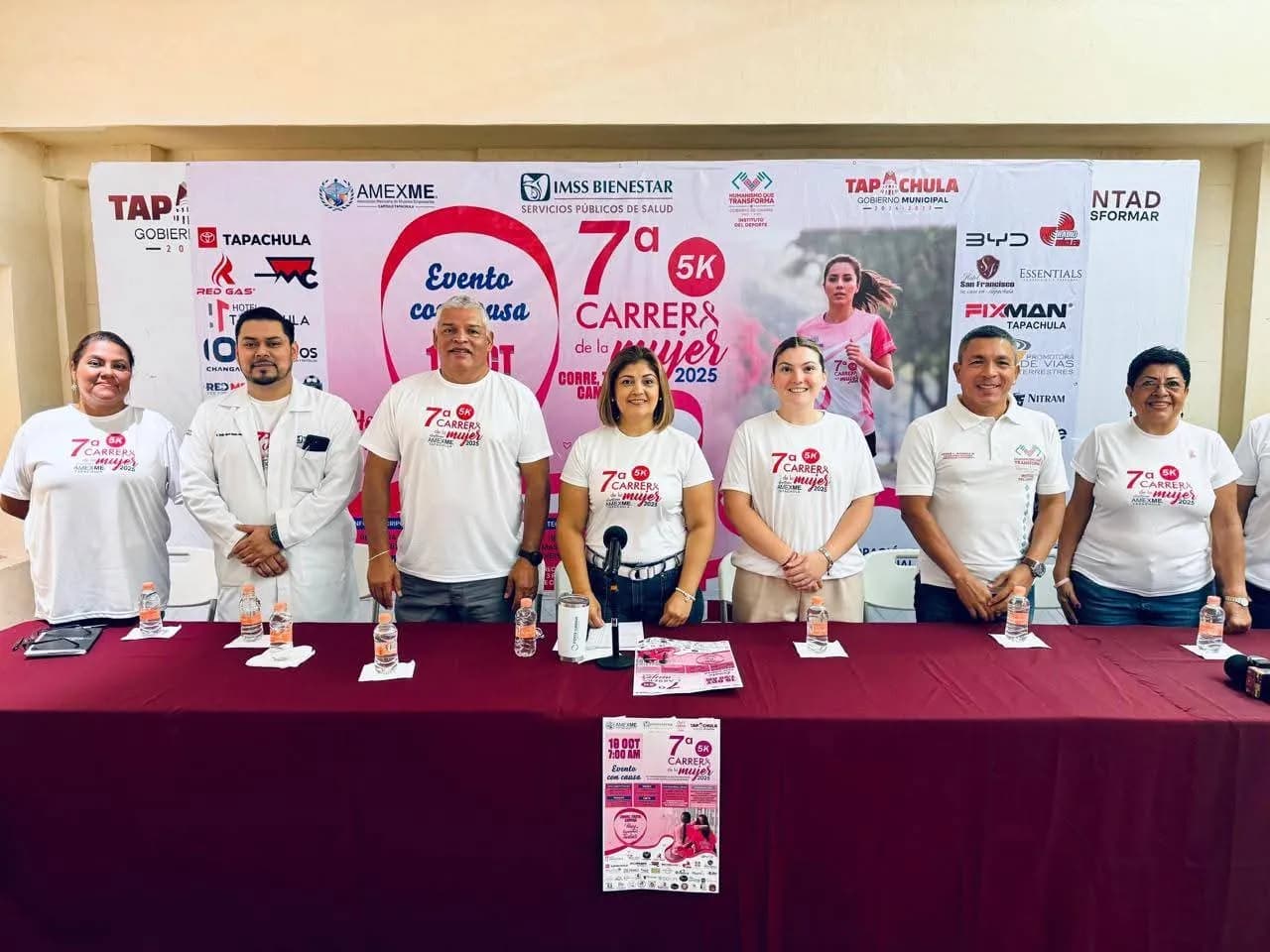 SE SUMA AYUNTAMIENTO DE TAPACHULA A 7A. CARRERA DE LA MUJER