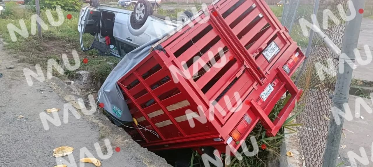 Accidente en Tapachula deja daños materiales y sin heridos