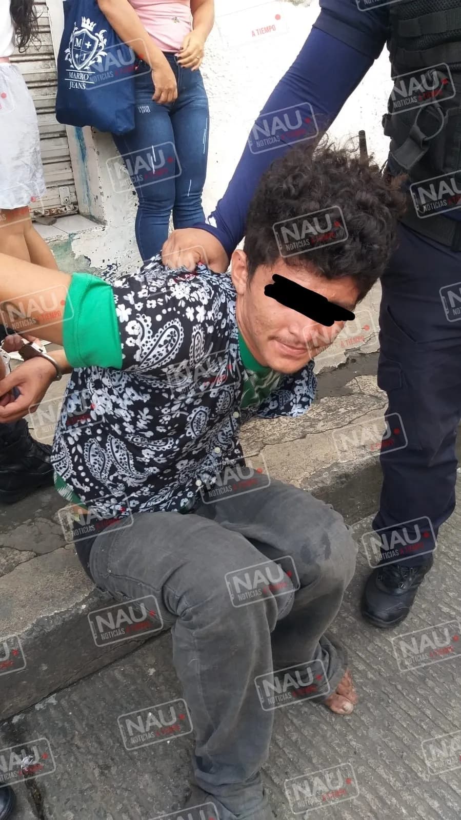 Mexicano y hondureño se dieron de golpes en el centro de Tapachula