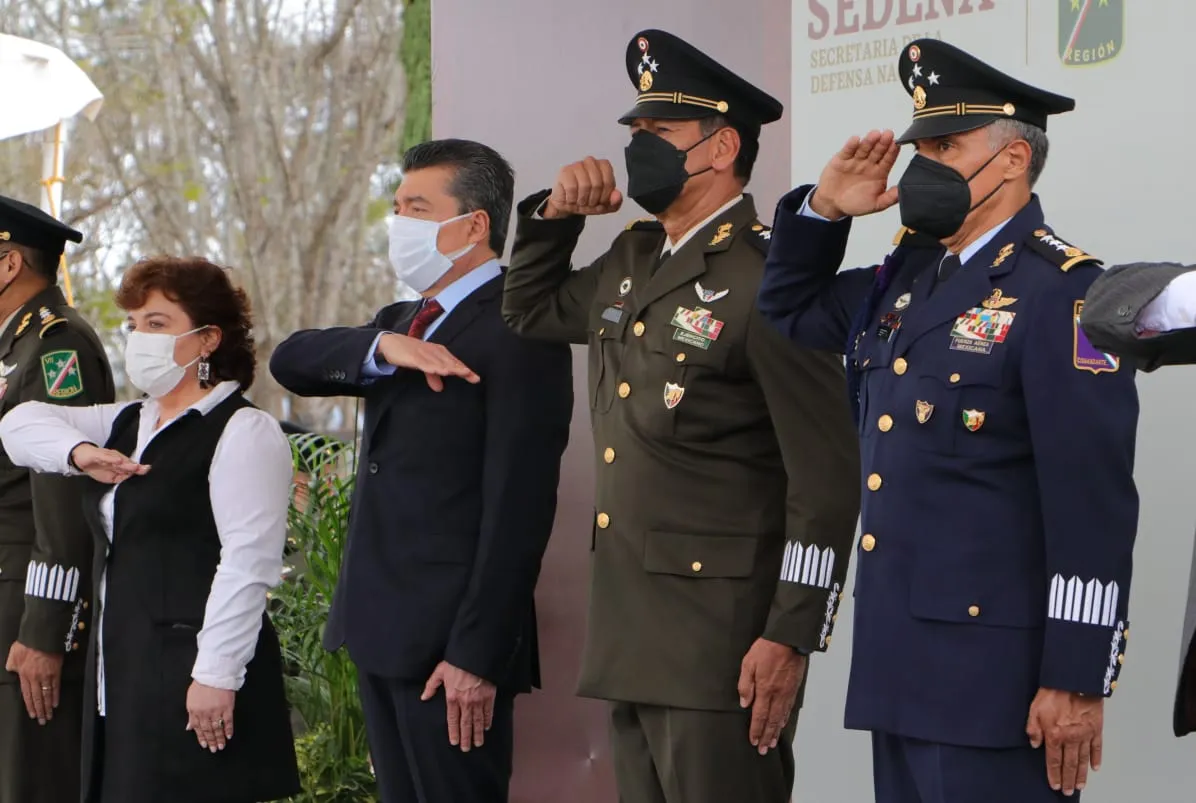 Conmemoran en Chiapas el 109 Aniversario del Ejército Mexicano