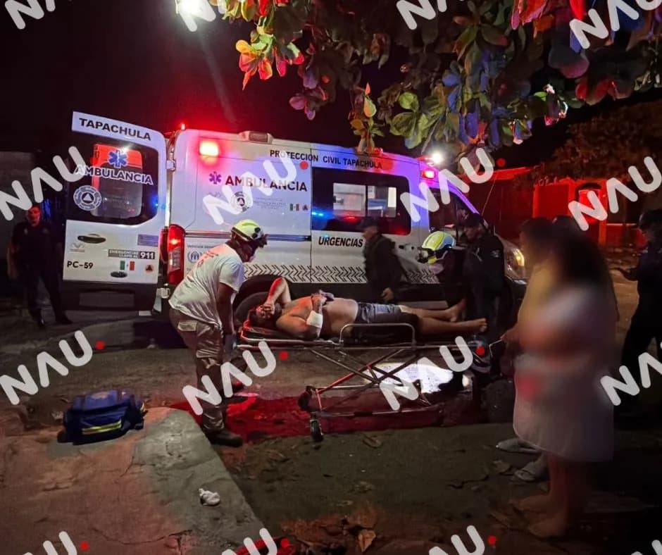 Riña en fraccionamiento Los Palacios 2 deja un lesionado en Tapachula