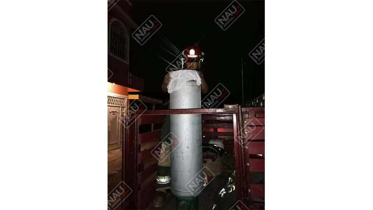 Fuga de gas moviliza a Bomberos