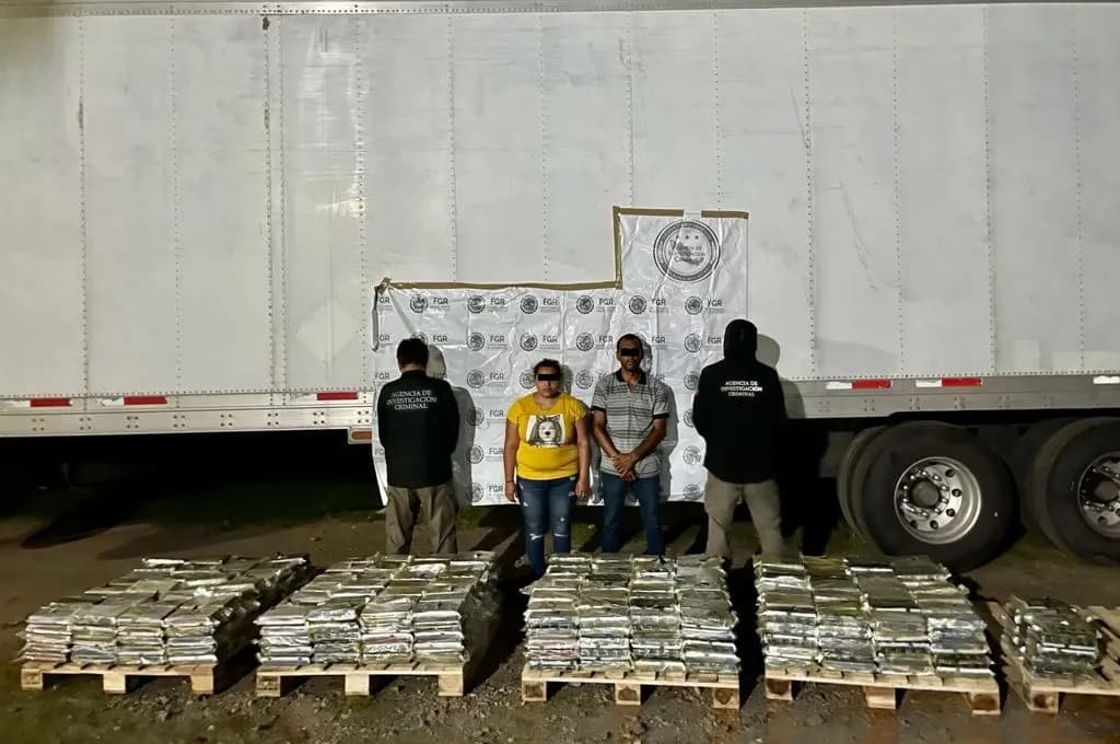 ASEGURA FGR 655 PAQUETES DE COCAÍNA OCULTOS EN CAJAS CON PLÁTANO EN CHIAPAS