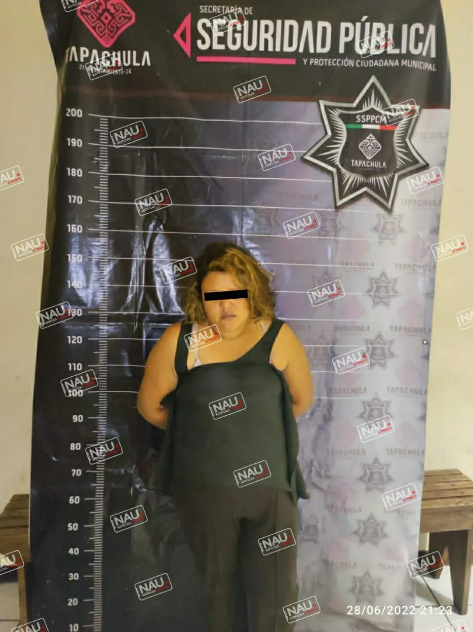 Detenida por golpear a su madre.