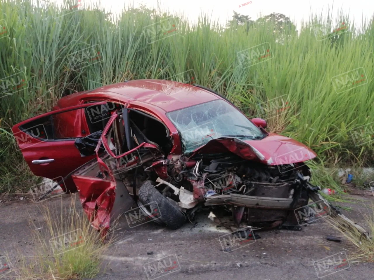 Suman 4 muertos y seis heridos en el accidente Carretera Puerto Madero – Tapachula, parada Acaxman