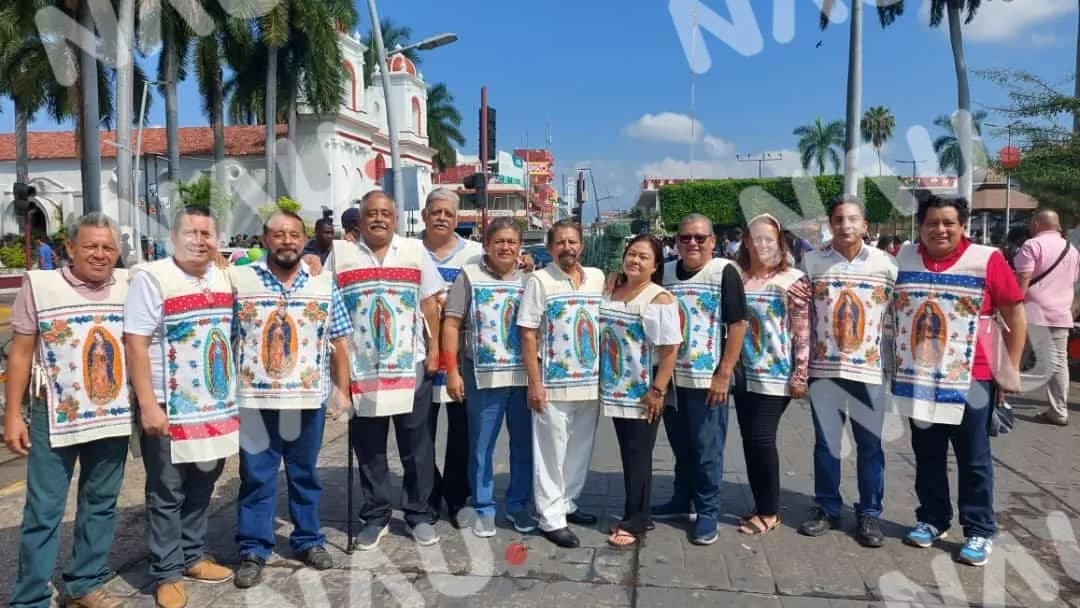 Periodistas de Tapachula realizan 25 peregrinación de la virgen de Guadalupe