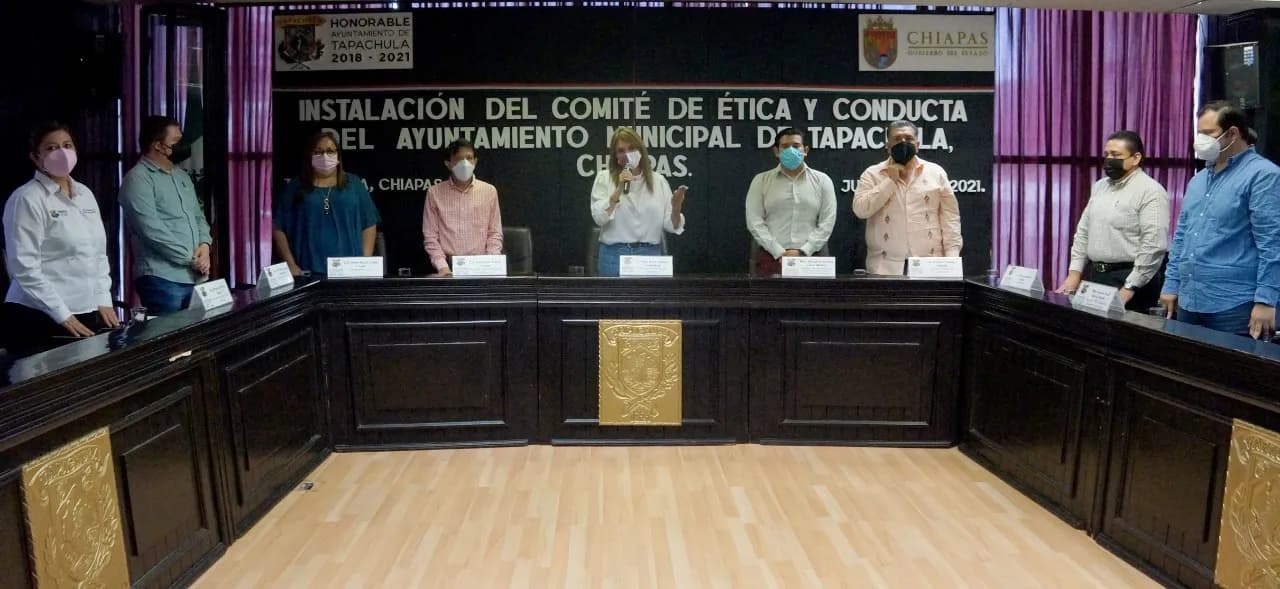 AYUNTAMIENTO DE TAPACHULA INSTALA EL COMITÉ DE ÉTICA Y CONDUCTA