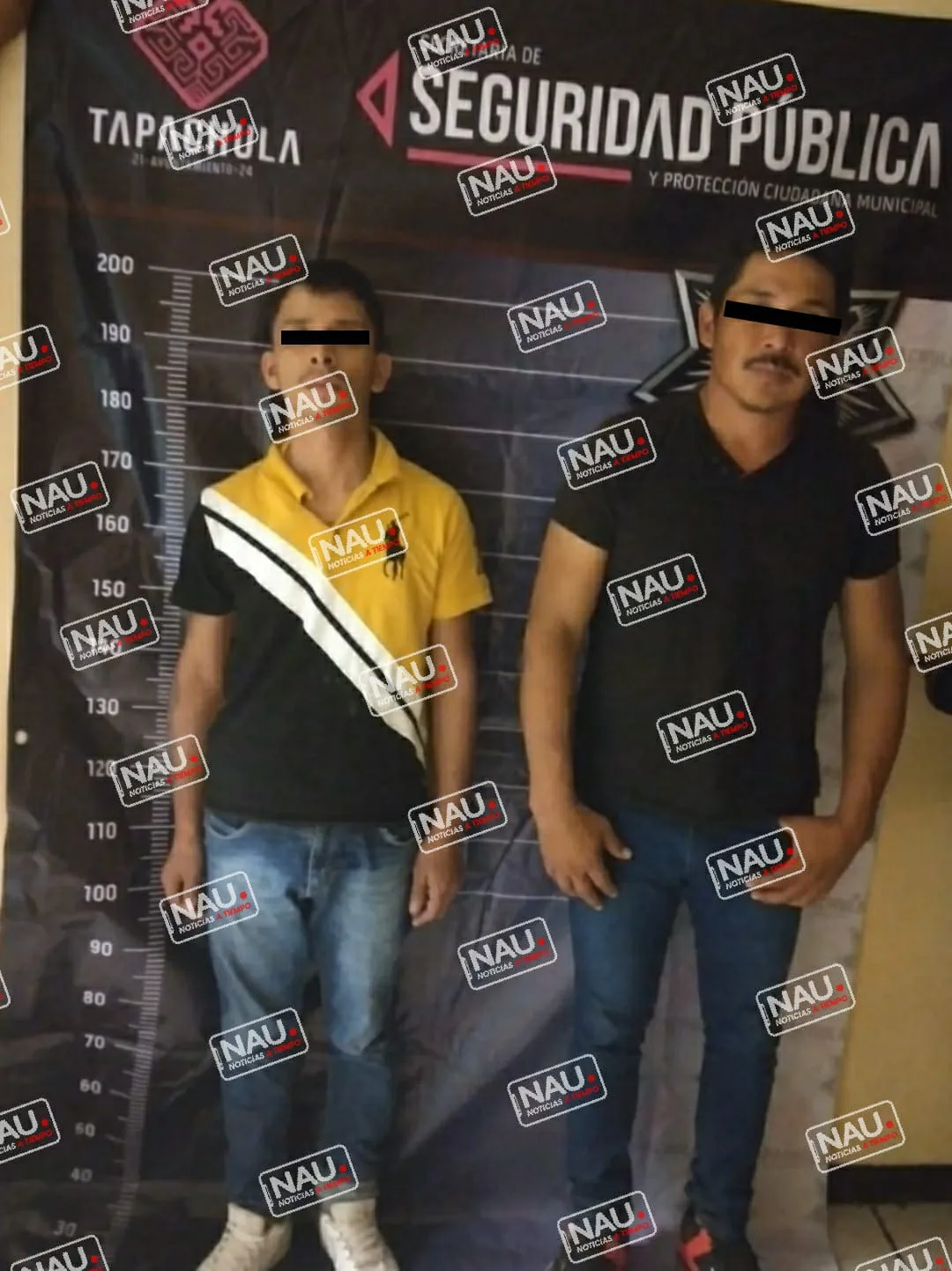 Detienen en la zona baja de Tapachula a dos sujetos que intentaron robarse una motocicleta.