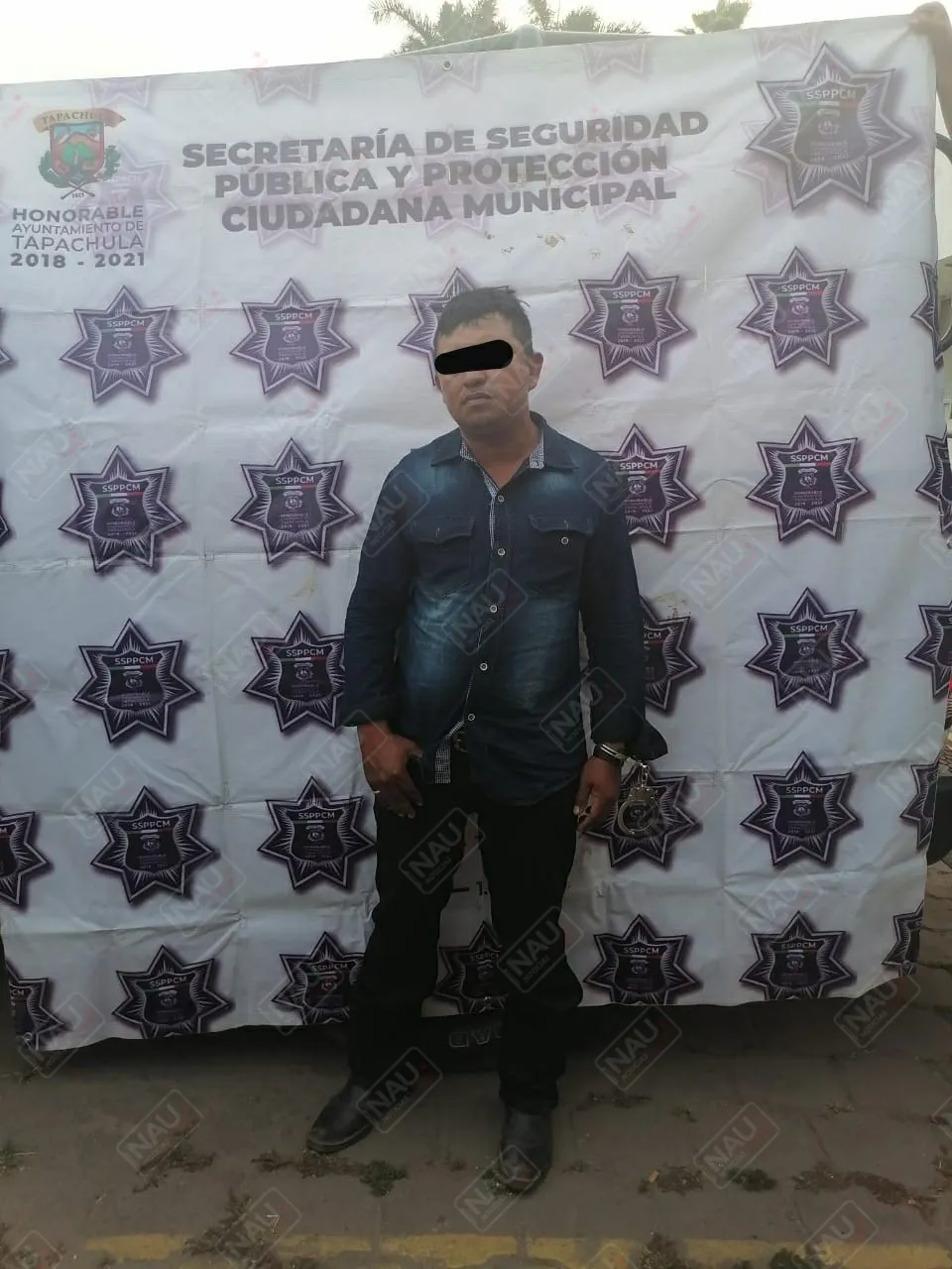 Detienen a sujeto que realizaba disparos en el Ejido Morelos de Tapachula