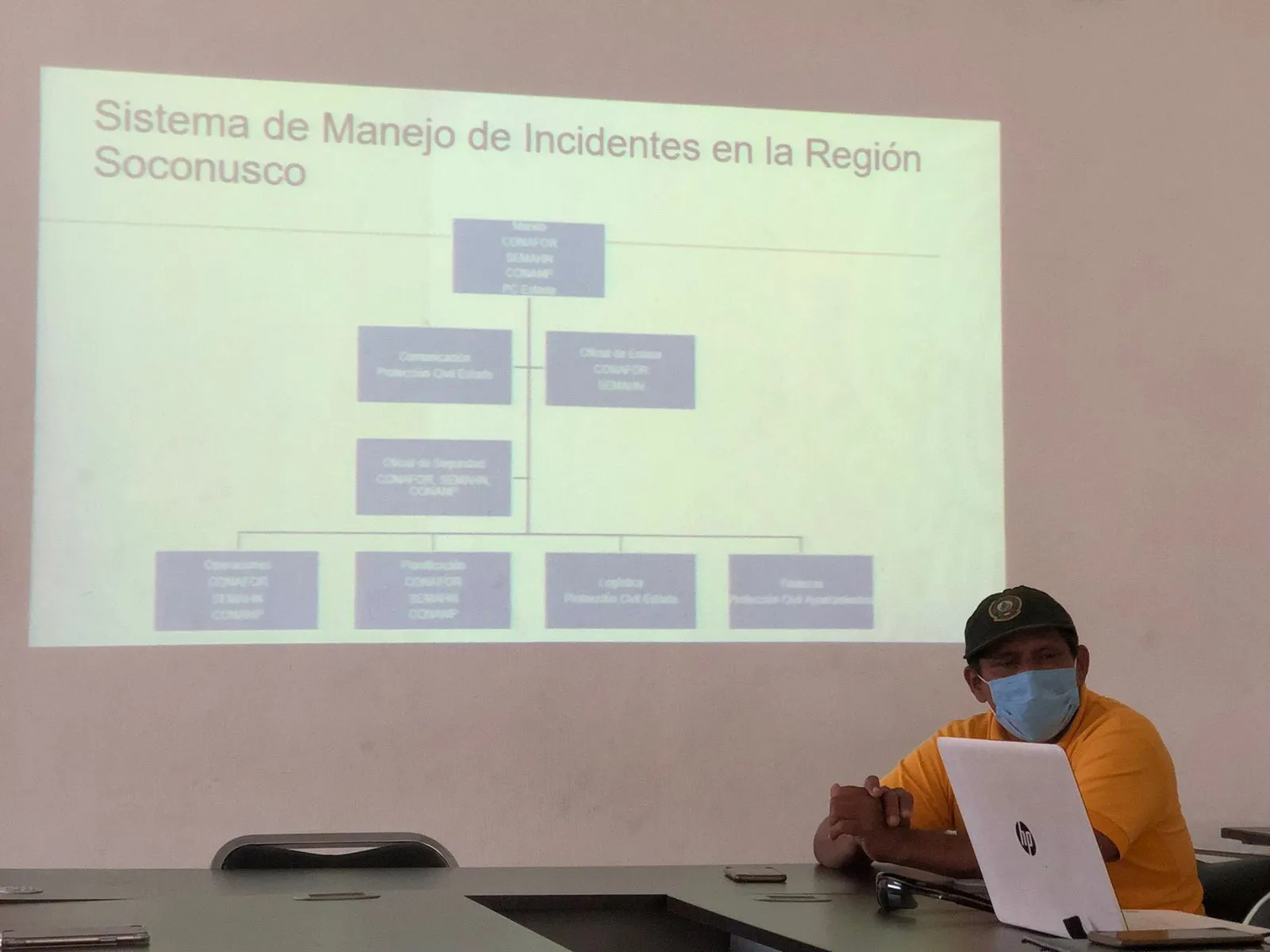 PROTECCIÓN CIVIL DE TAPACHULA SOSTIENE REUNIÓN CON LA CONAFOR PARA LA ATENCIÓN DE INCENDIOS FORESTALES