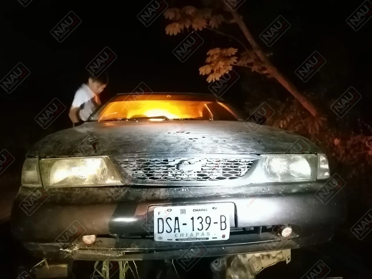 Se salió de la carretera