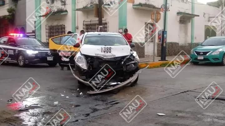 Tapachulteco hace corte de circulación a taxi