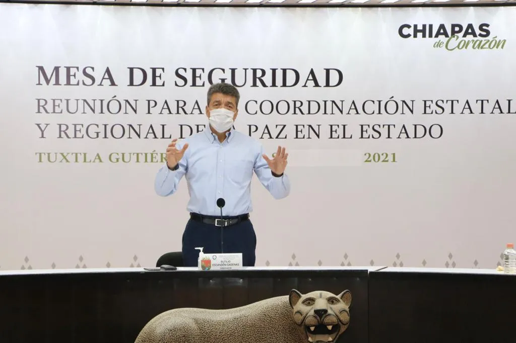 Debido a lluvias intensas en Chiapas, hay que extremar precauciones: Rutilio Escandón