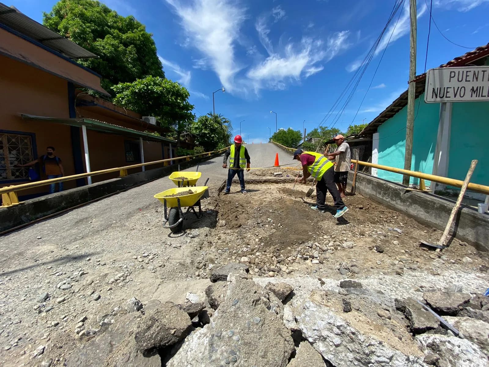 Rehabilitan en Huixtla el Puente Nuevo Milenio