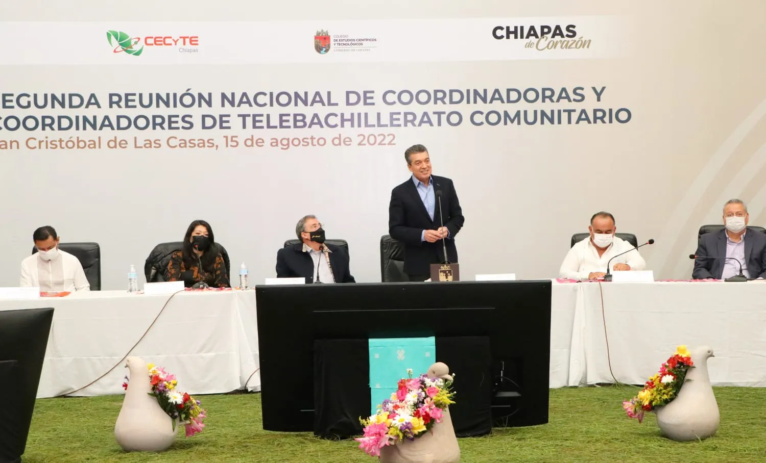 Asiste Rutilio Escandón a 2ª Reunión Nacional 2022 de Coordinadores de Telebachillerato Comunitario
