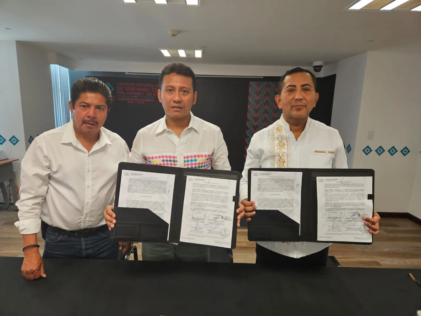 Firman convenio de colaboración para fortalecer la seguridad en Chiapas