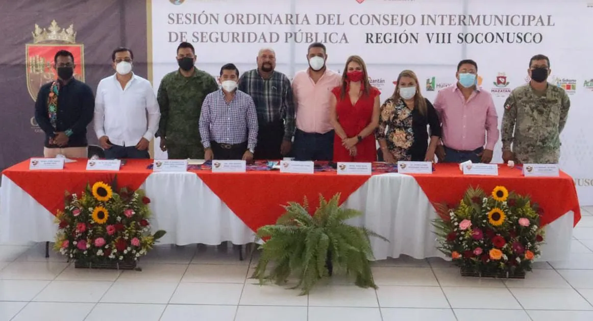 Julio Gamboa presente en el Consejo Intermunicipal de Seguridad Pública Región Soconusco”