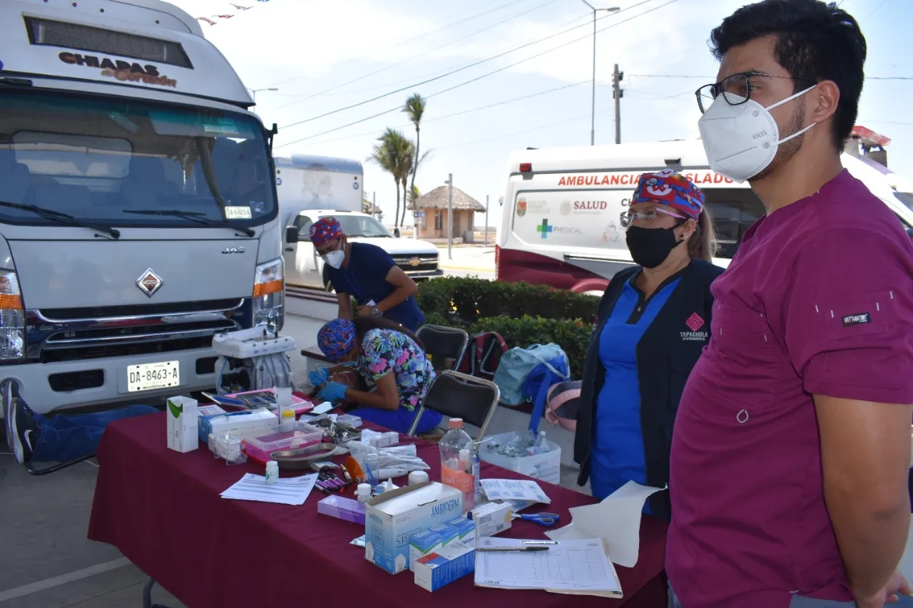 CONCLUYE ACTIVIDADES CONVOY DE LA SALUD EN PUERTO MADERO