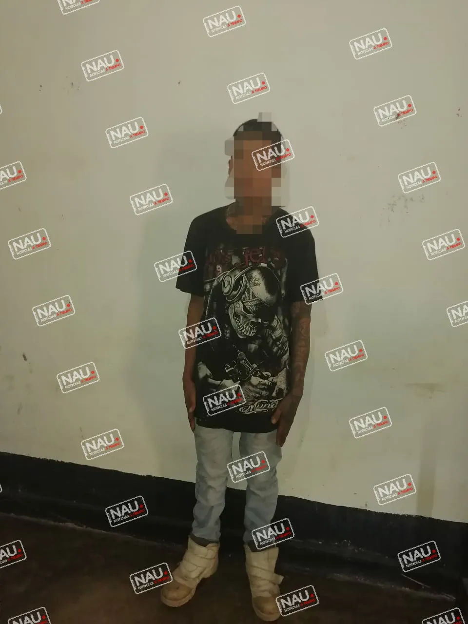 Detienen a sujeto con bolistas de cocaína en Huixtla.