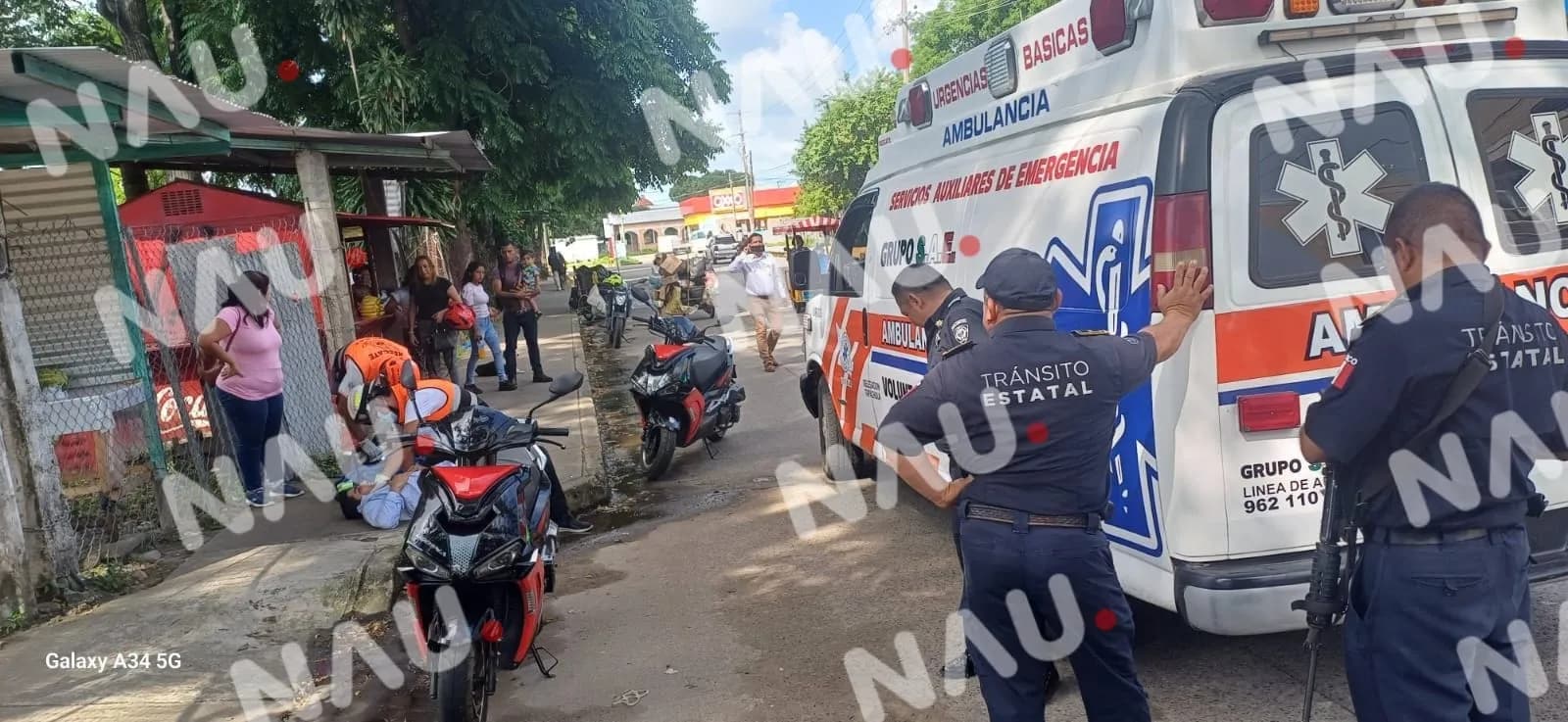 Accidente de Motocicleta en Tapachula: Exceso de Velocidad y Falta de Precaución