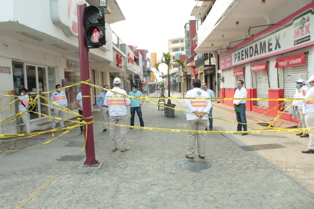 Acuerdan Reapertura Ordenada De Comercio Establecido En Sendero Peatonal.