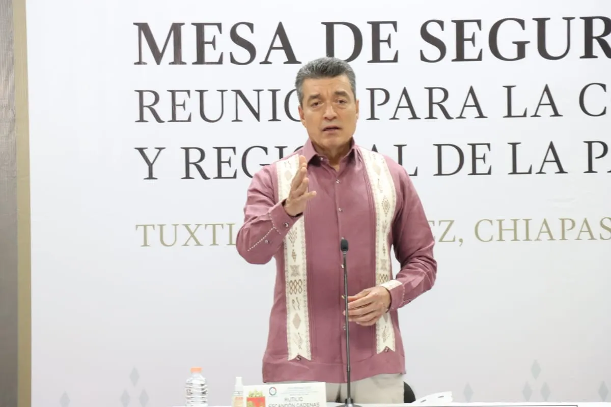 Chiapas registra saldo blanco tras el sismo de magnitud 5.8: Rutilio Escandón
