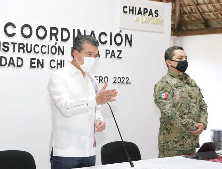 Registra Chiapas 48 horas de saldo en blanco en delitos de alto impacto.