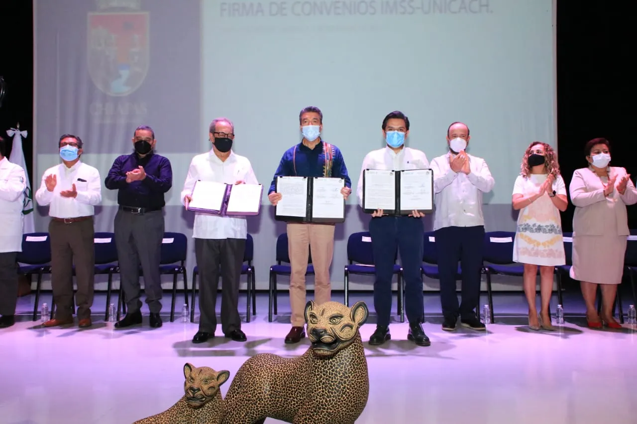 Convenio con IMSS da certeza y justicia social a la base trabajadora de la Unicach: Rutilio Escandón