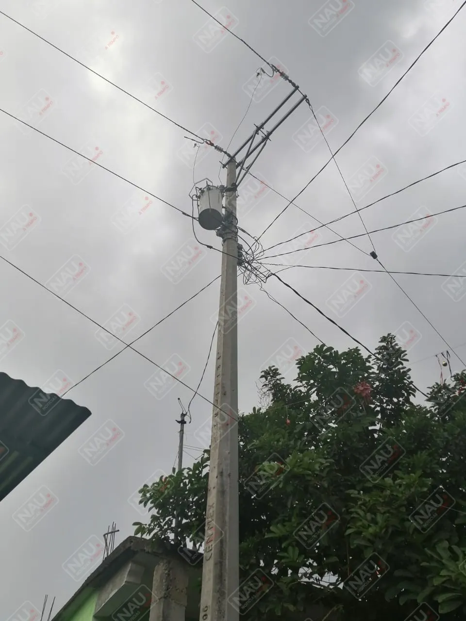 Desde hace tres días no tienen luz