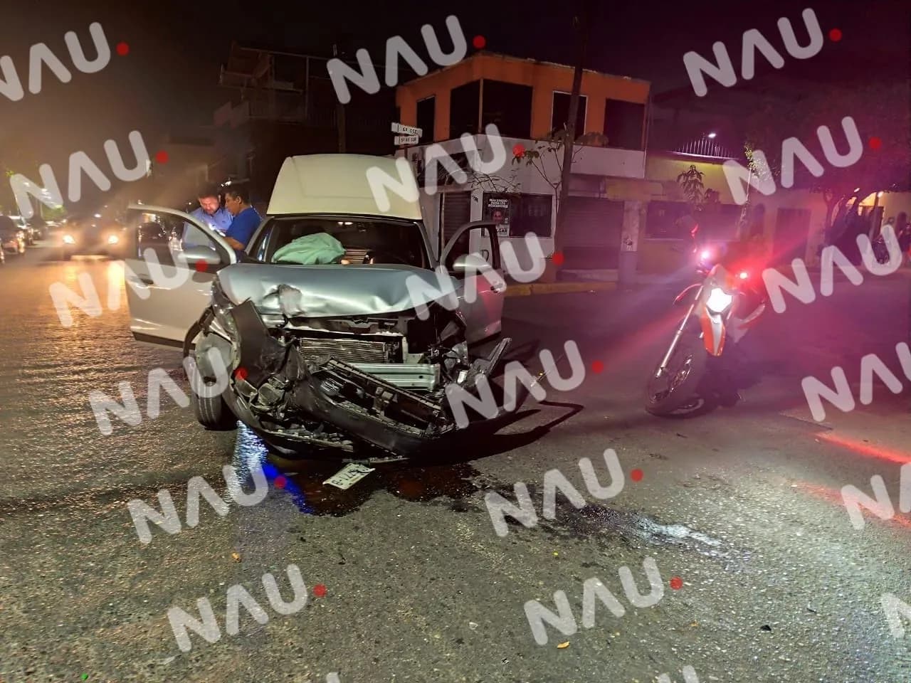Accidente en la Intersección de la 6a Poniente y 5ª Avenida Sur