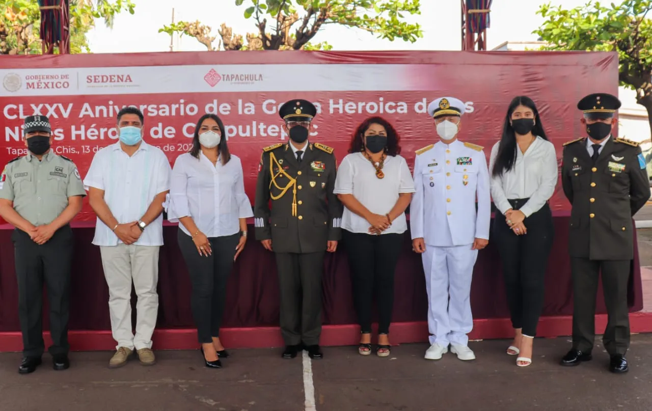 AYUNTAMIENTO DE TAPACHULA CONMEMORA GESTA HEROICA DE LOS NIÑOS HÉROES DE CHAPULTEPEC