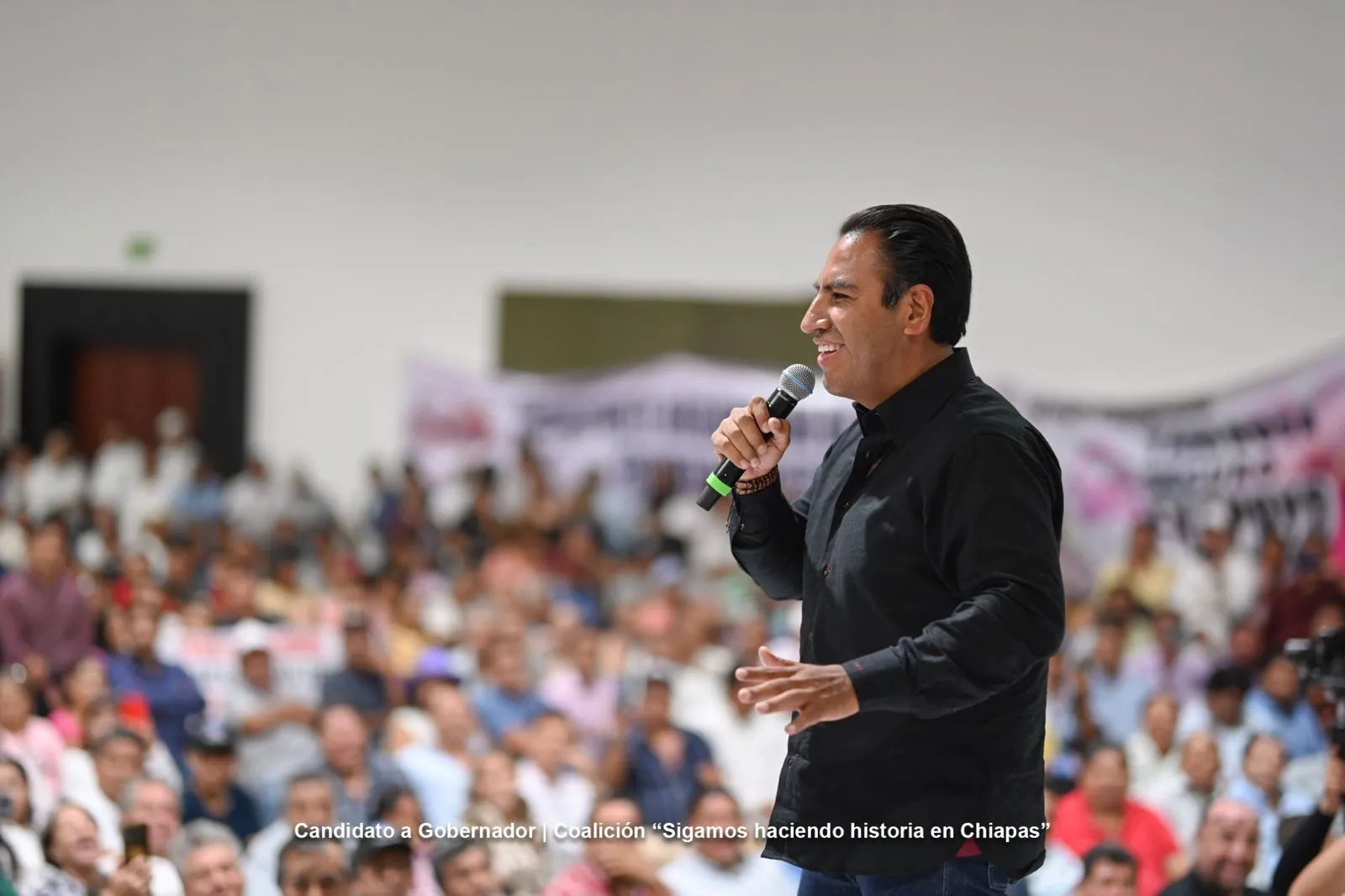 Eduardo Ramírez sostiene encuentro con transportistas de Chiapas
