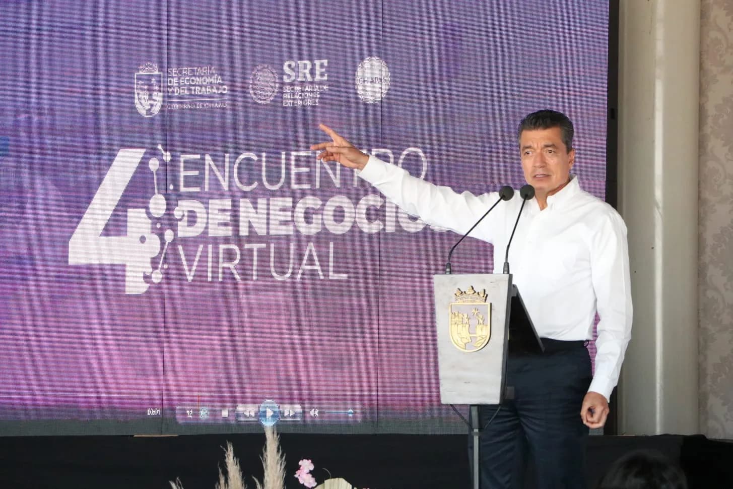 Encuentro de Negocios 2021 permite demostrar la calidad de productos chiapanecos: Rutilio Escandón