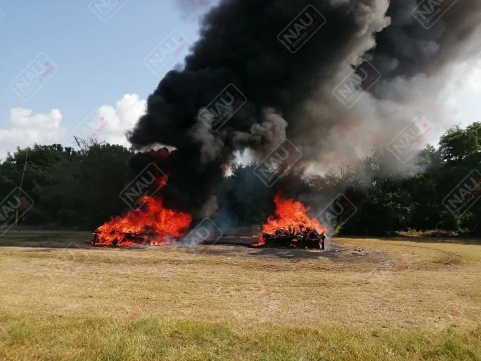 Más de tres toneladas de droga es incinerada en Puerto Chiapas