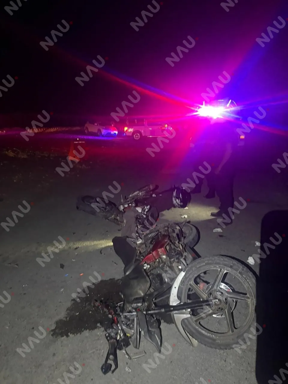 Dos motociclistas terminan hospitalizados tras violento choque en la zona baja de Tapachula