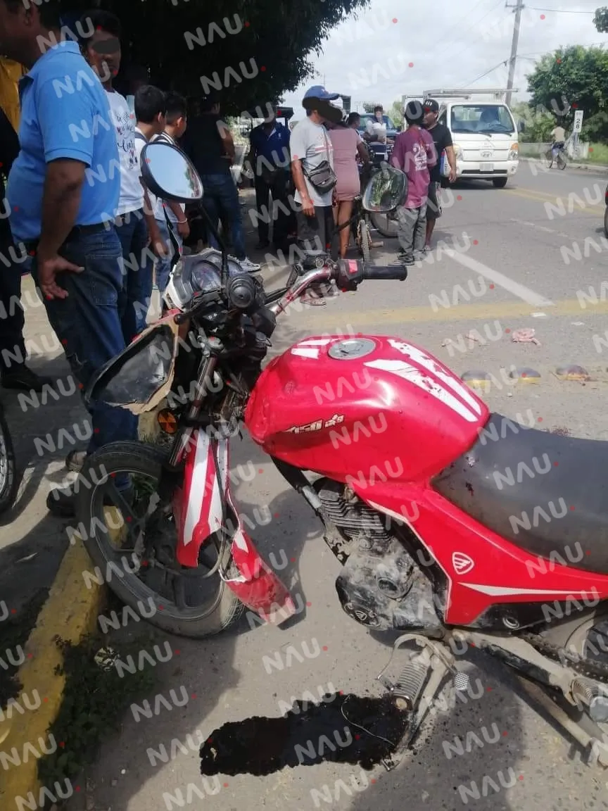 Dos lesionados deja accidente en Puerto Madero