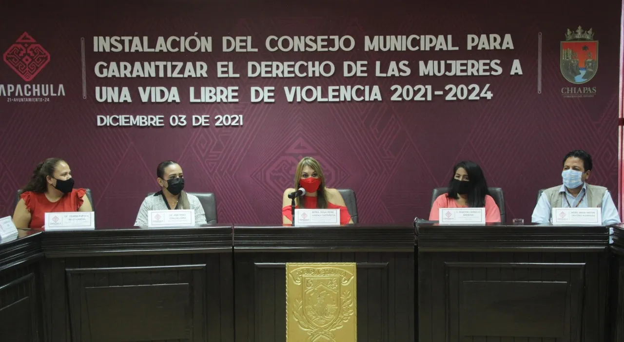 INSTALAN CONSEJO MUNICIPAL PARA GARANTIZAR EL DERECHO DE LAS MUJERES A UNA VIDA LIBRE DE VIOLENCIA