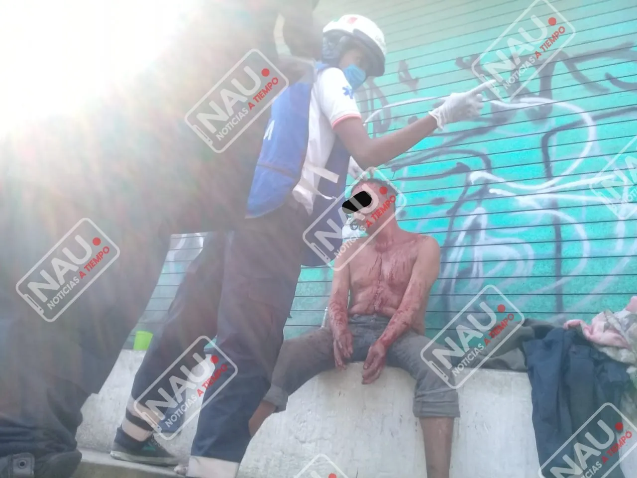 Peleaban una botella de licor de caña