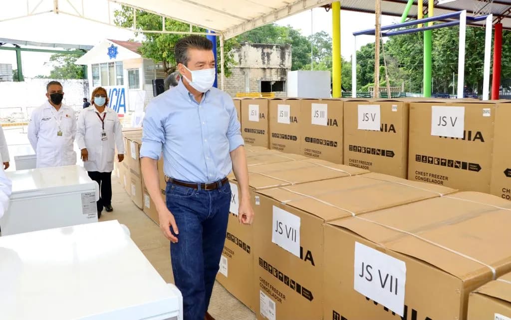 Con fortalecimiento a la Red de Frío, en Chiapas se garantizan vacunas anti COVID en óptimas condiciones