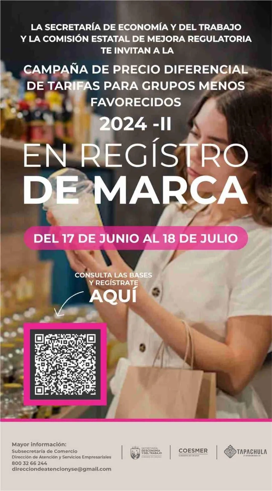 Invitación a la Campaña de Tarifas Diferenciales para Grupos Menos Favorecidos 2024-II