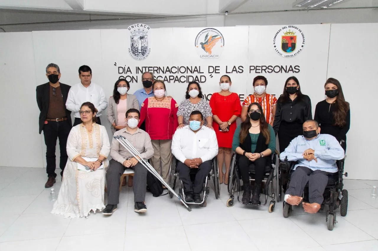 Congreso y UNICACH realizan jornada de concienciación sobre discapacidad