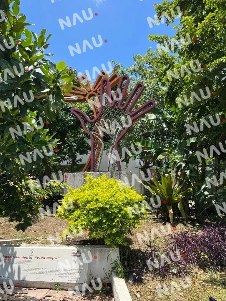 Piden mantenimiento del emblema de la manita de vida mejor