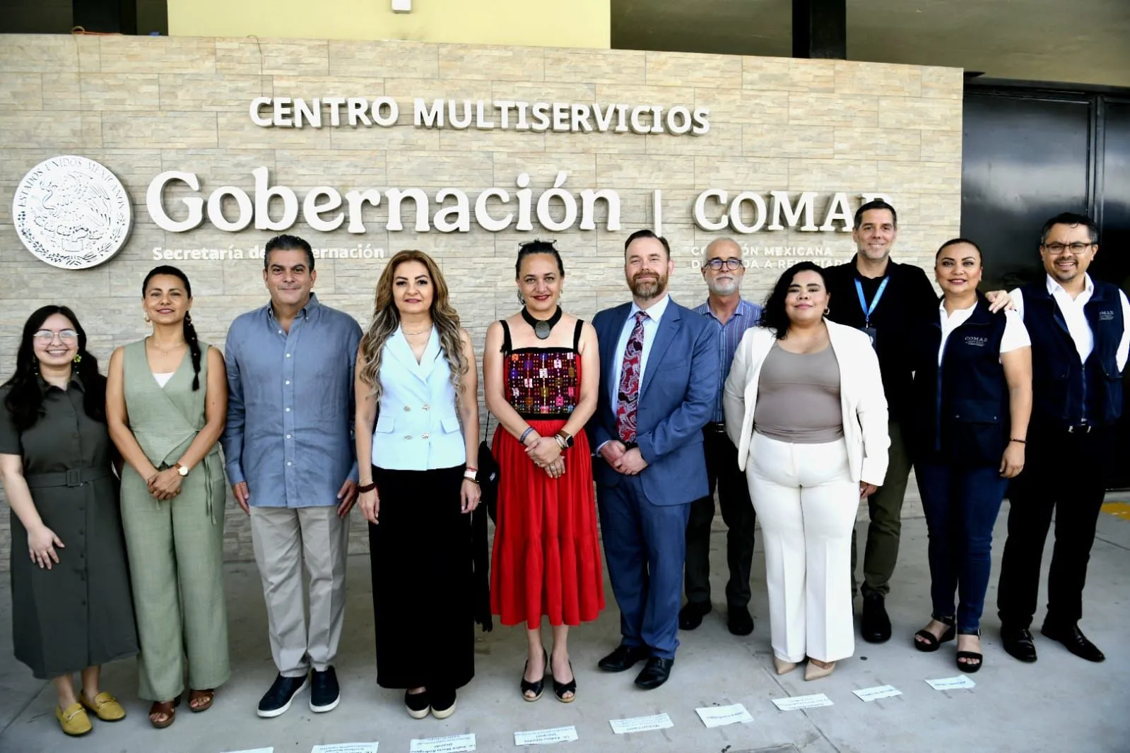 Yamil Melgar da la bienvenida en Tapachula a la sede de cooperación internacional en materia de asilo